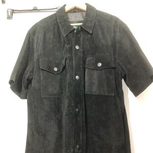 Real suede utility jacket by Rainforest. N…